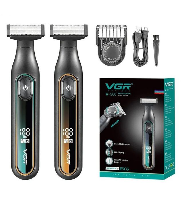 تصویر  ماشین اصلاح بدن و صورت وی جی ار مدل 360-V