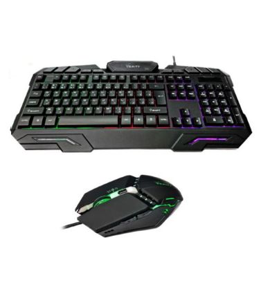 تصویر  کیبورد و ماوس گیمینگ با سیم وریتی مدل V-KB6126GCW
