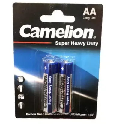 تصویر  باتری قلمی کملیون مدل Super Heavy Duty R6P-BP2B بسته 2 عددی