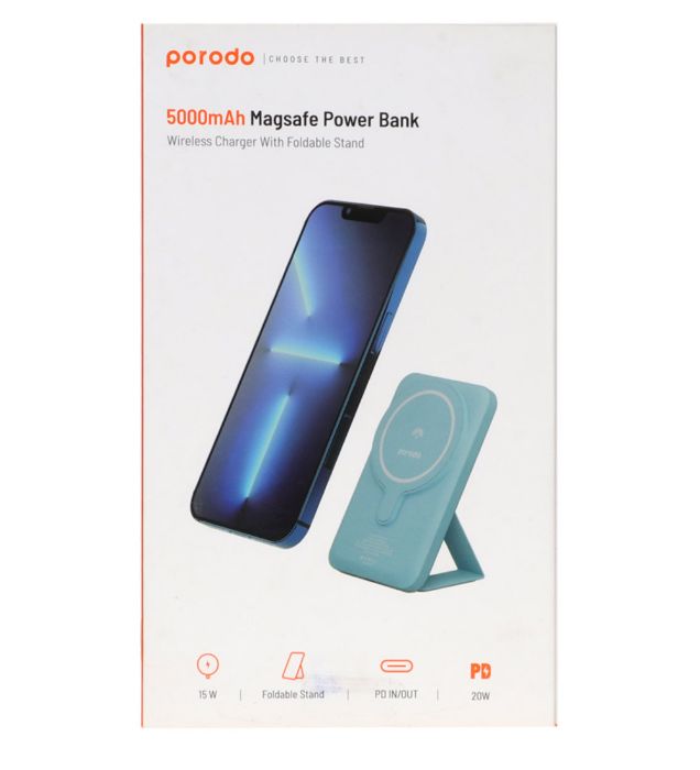 تصویر  پاوربانک 20W پرودو مدل PD-PBFCH014 ظرفیت 5000 میلی آمپر ساعت