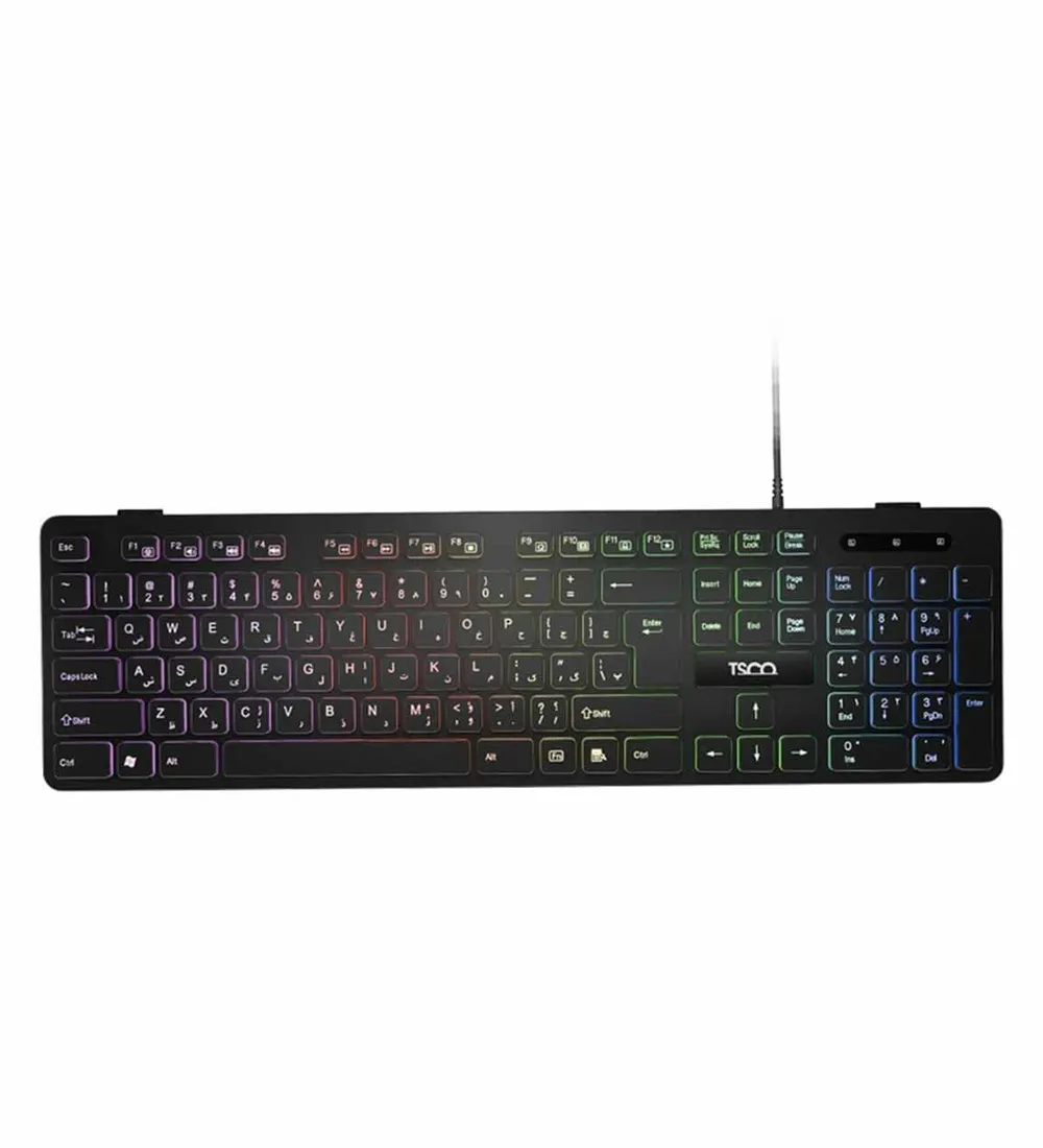 تصویر  کیبورد باسیم تسکو مدل TK 8049
