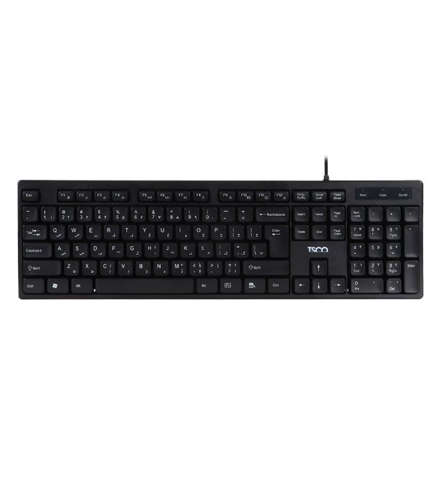 تصویر  کیبورد باسیم تسکو مدل TK 8072