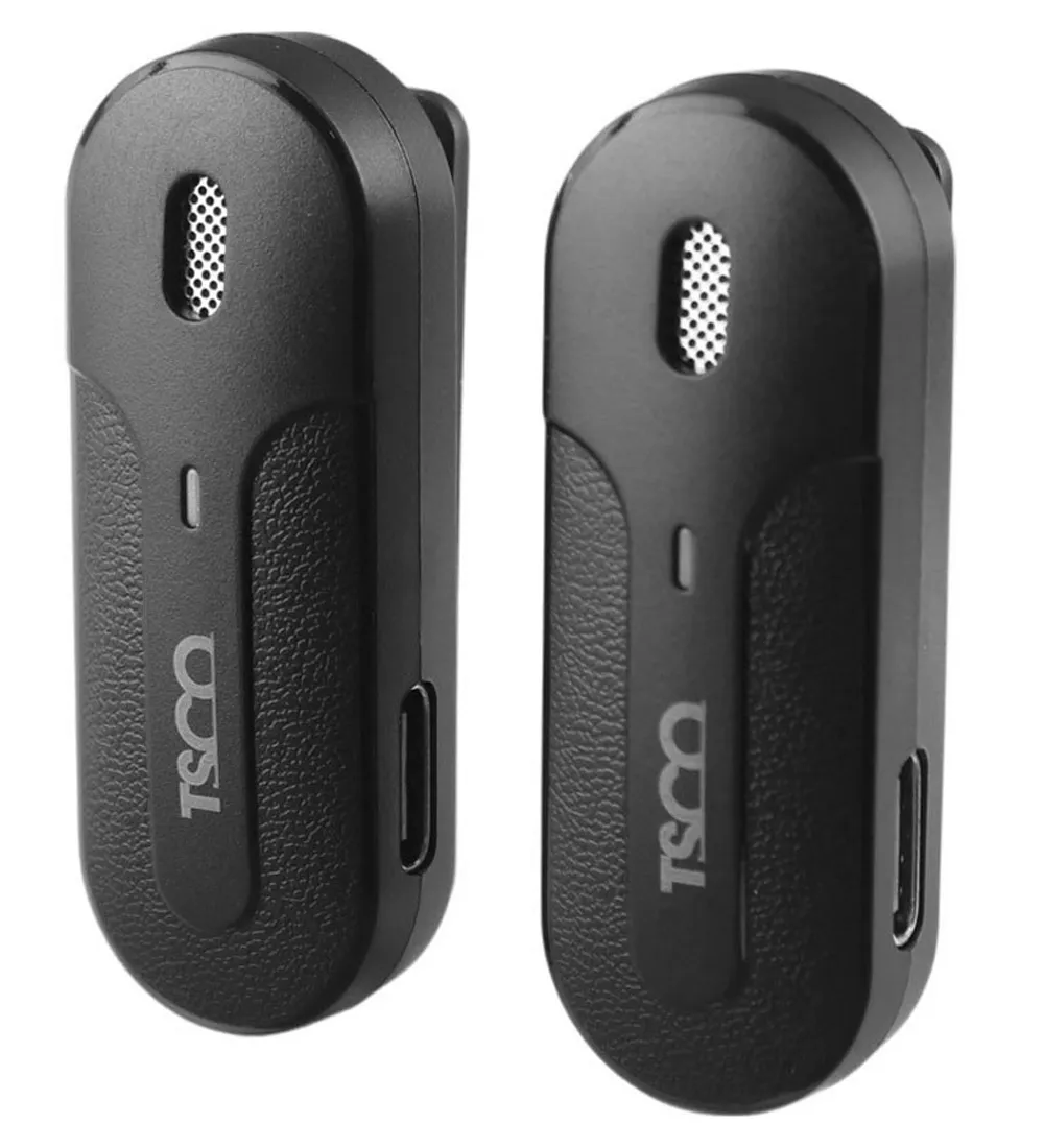 تصویر  میکروفون بی سیم تسکو تایپ سی مدل TMIC 5005 (دو میکروفون)