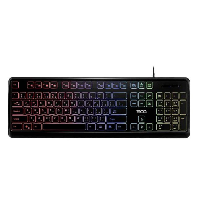 تصویر  کیبورد باسیم تسکو مدل TK 8046
