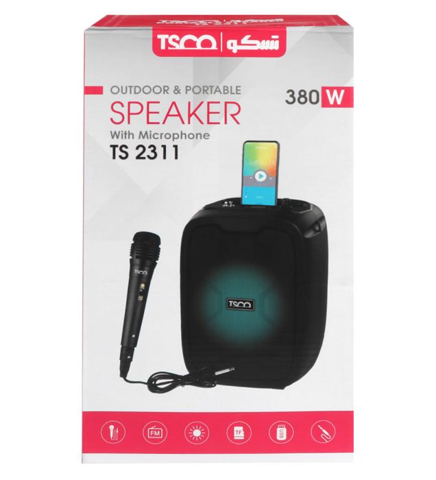تصویر  اسپیکر بلوتوثی تسکو مدل TS 2311