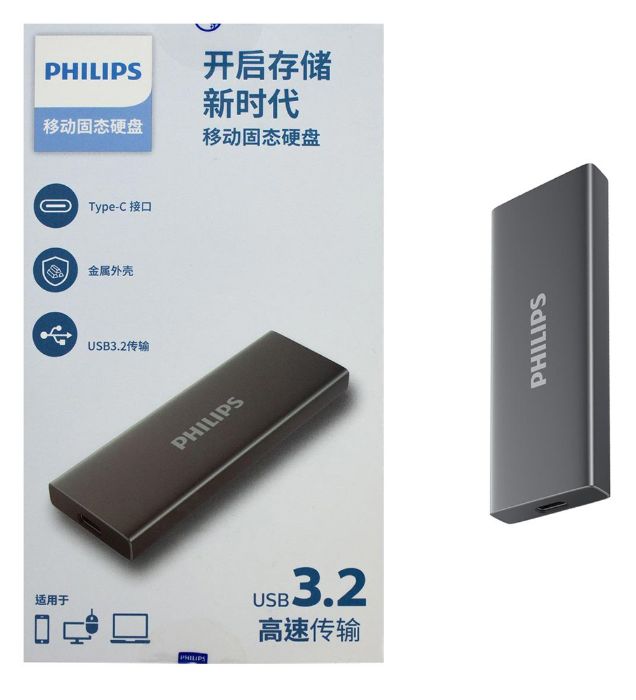 تصویر  هارد SSD اکسترنال فیلیپس مدل FM61PS051S PS ظرفیت 512 گیگابایت