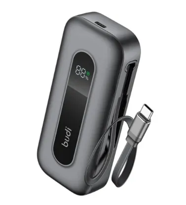 تصویر  پاوربانک 20W بودی مدل PB808B ظرفیت 10000 میلی آمپر ساعت