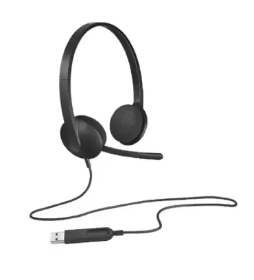 تصویر  هدفون سیمی لاجیتک مدل H340