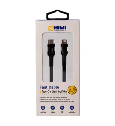 تصویر  کابل تبدیل USB-C به لایتنینگ هیمی مدل Fusion i طول 1 متر