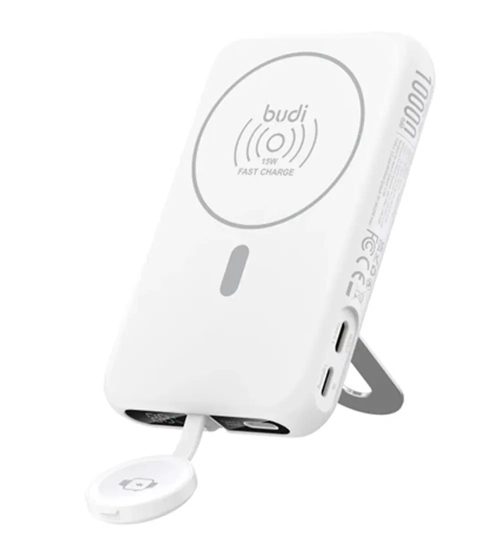 تصویر  پاوربانک 20W بودی دو کاره مدل PB806W ظرفیت 10000 میلی آمپر ساعت