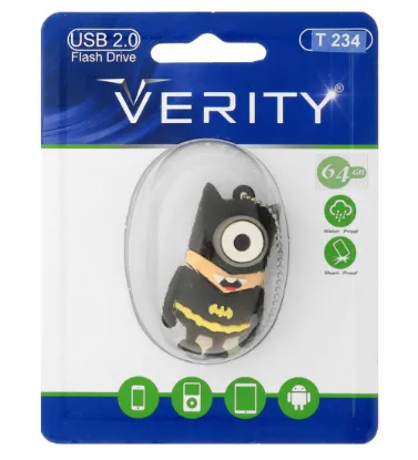 تصویر  فلش مموری عروسکی وریتی مدل T234 USB 2.0 ظرفیت 64 گیگابایت
