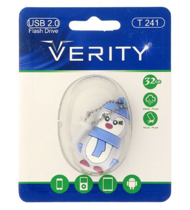 تصویر  فلش مموری عروسکی وریتی مدل T241 USB 2.0 ظرفیت 32 گیگابایت