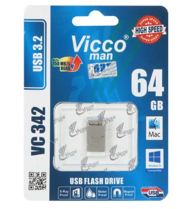 تصویر  فلش مموری ویکومن مدل VC342 USB 3.2 ظرفیت 64 گیگابایت