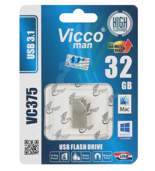 تصویر  فلش مموری ویکومن مدل VC375 USB 3.1 ظرفیت 32 گیگابایت