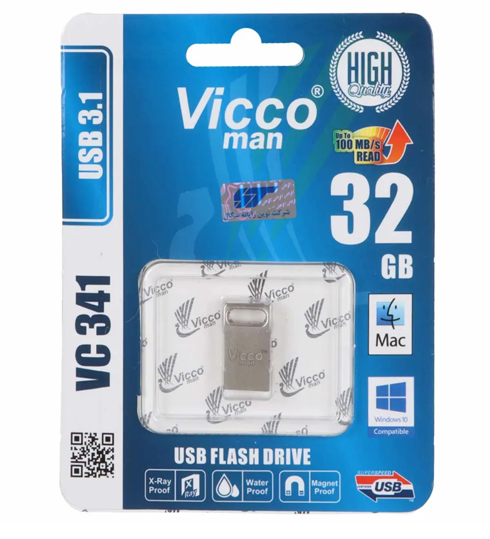تصویر  فلش مموری ویکومن مدل VC341 USB 3.1 ظرفیت 32 گیگابایت