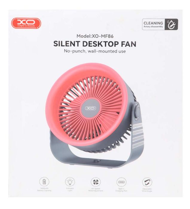 تصویر  پنکه شارژی رومیزی ایکس اُ مدل XO-MF86 تصویر  پنکه شارژی رومیزی ایکس اُ مدل XO-MF86