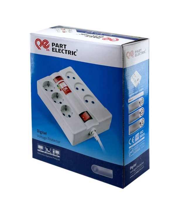 تصویر  محافظ ولتاژ پارت الکتریک مدل 7381 - طول 3 متر