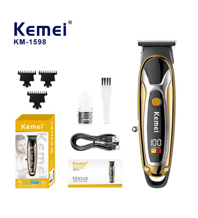 تصویر  ماشین اصلاح سر و صورت کیمی مدل km-1598