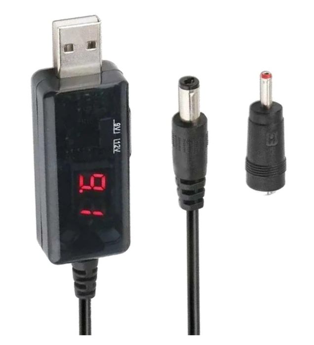 تصویر  کابل تبدیل USB به DC مدل T912 طول 0.88 متر