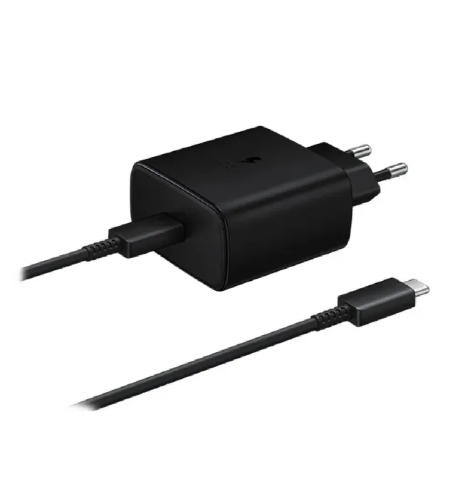 تصویر  شارژر دیواری سامسونگ 45 وات مدل EP-TA845 به همراه کابل تبدیل USB-C