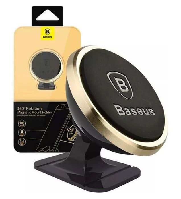 تصویر  پایه نگهدارنده گوشی موبایل مخصوص خودرو باسئوس مدل 360° Adjustable Magnetic Phone Mount