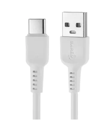 کابل تبدیل USB به USB-C بارد مدل 3A فست شارژ طول 1 متر