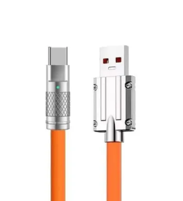 تصویر  کابل تبدیل USB به USB-C اچ تی ام مدل 6A طول 1.2 متر