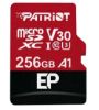 تصویر  کارت حافظه میکرو اس دی پاتریوت مدل EP microSDXC CL10 V30 A1 ظرفیت 256 گیگابایت