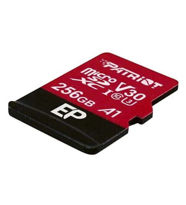 تصویر  کارت حافظه میکرو اس دی پاتریوت مدل EP microSDXC CL10 V30 A1 ظرفیت 256 گیگابایت