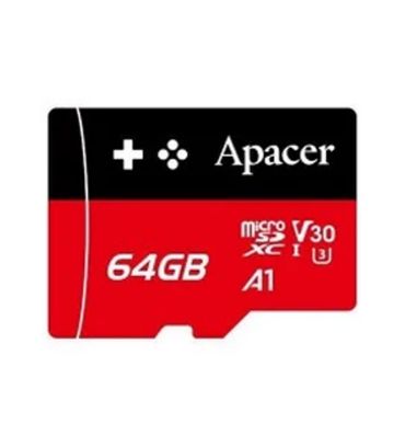 کارت حافظه میکرو اس دی اپیسر مدل MicroSD XC CL10 U3 Gaming Card UHS l V30 A1 W/0 ظرفیت 64 گیگابایت