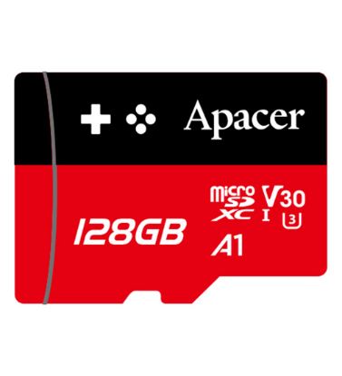 تصویر  کارت حافظه میکرو اس دی اپیسر مدل MicroSD XC CL10 U3 Gaming Card UHS l V30 A1 W/0 ظرفیت 128 گیگابایت