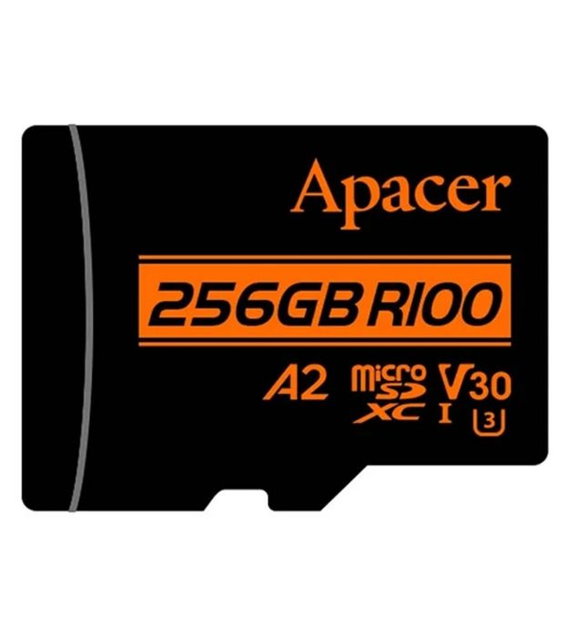 تصویر  کارت حافظه میکرو اس دی اپیسر مدل MicroSD XC CL10 U3 UHS l V30 A2 W/1 100/80 به همراه آداپتور ظرفیت 256 گیگابایت