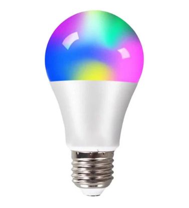 تصویر  لامپ ال ای دی 5 وات پارس افق اروند مدل حبابی RGB پایه E27