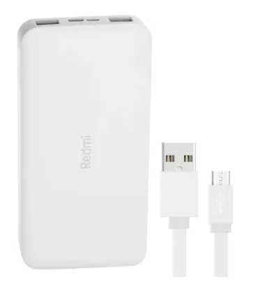 تصویر  پاوربانک شیائومی مدل Redmi PB100LZM ظرفیت 10000 میلی آمپر ساعت به همراه کابل تبدیل micro USB