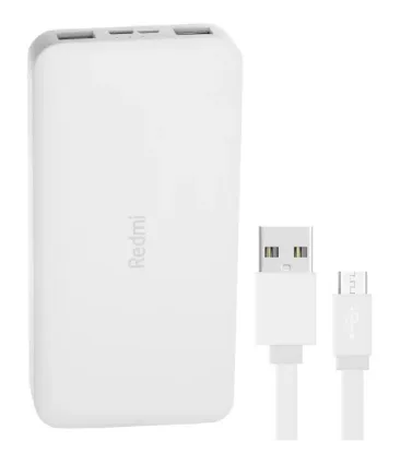 تصویر  پاوربانک شیائومی مدل Redmi PB100LZM ظرفیت 10000 میلی آمپر ساعت به همراه کابل تبدیل micro USB