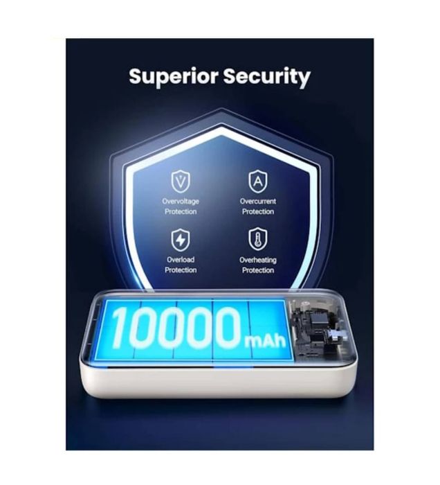 تصویر  پاوربانک مغناطیسی یوگرین مدل PB561 25208 ظرفیت 10000 میلی آمپر ساعت تصویر  پاوربانک مغناطیسی یوگرین مدل PB561 25208 ظرفیت 10000 میلی آمپر ساعت