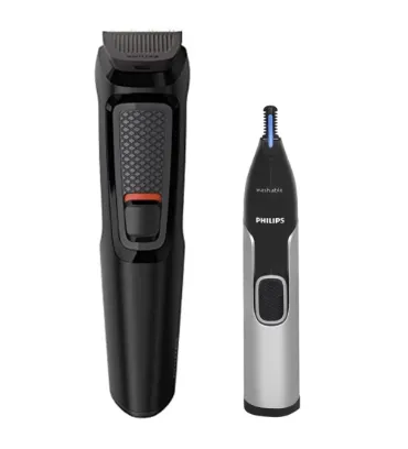 تصویر  ماشین اصلاح سر و صورت فیلیپس مدل Series 3000 به همراه موزن بینی