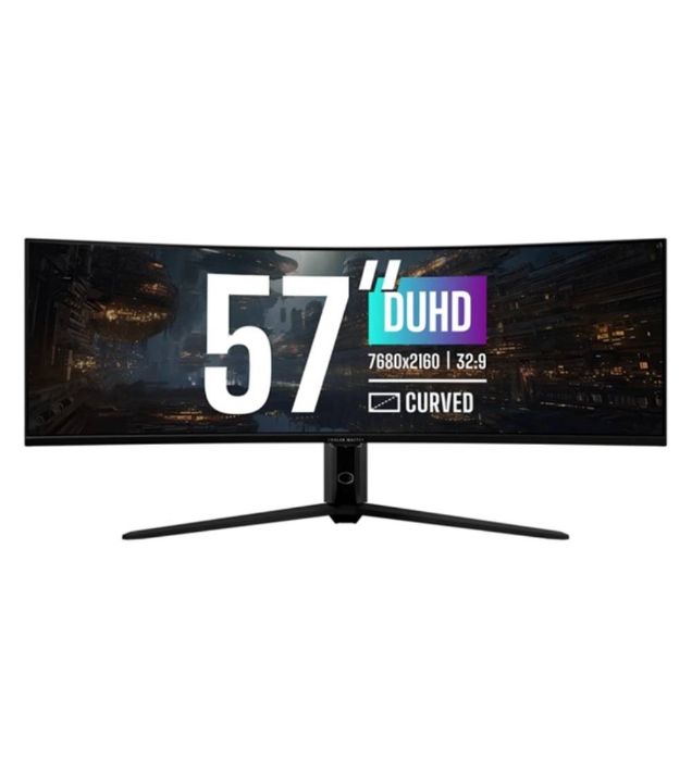تصویر  مانیتور خمیده گیمینگ کولر مستر مدل GP57ZS سایز 57 اینچ
