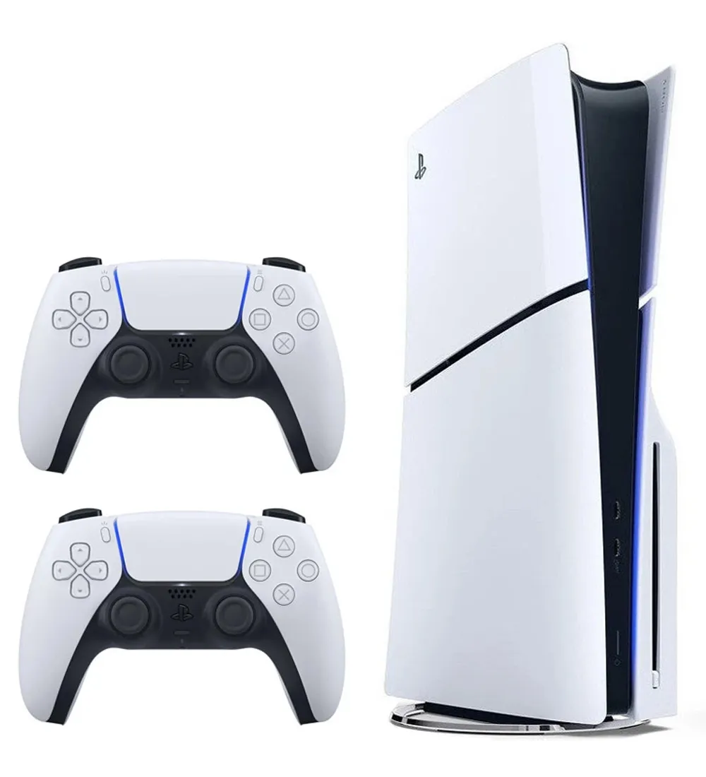 تصویر  پلی استیشن 5 اسلیم استاندارد دیسک خور ریجن اروپا 2016 به همراه یک دسته اضافه ظرفیت 1 ترابایت