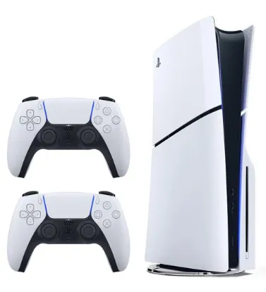 تصویر  پلی استیشن 5 اسلیم استاندارد دیسک خور ریجن اروپا 2016 به همراه یک دسته اضافه ظرفیت 1 ترابایت