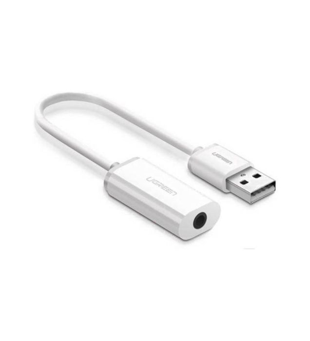 تصویر  مبدل USB به جک 3.5 میلی متری صدا یوگرین US206 مدل 30712