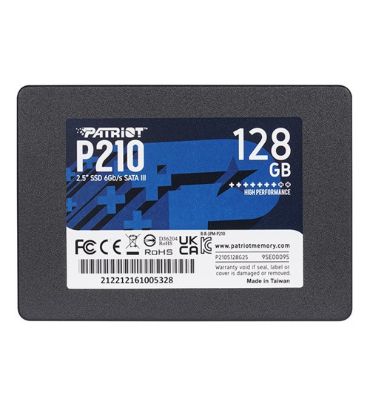 هارد اینترنال اس اس دی پاتریوت مدل P210 ظرفیت 128 گیگابایت