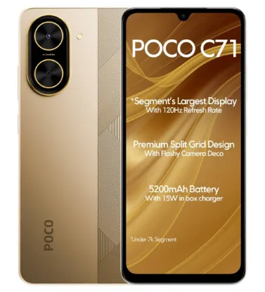 تصویر  گوشی موبایل شیائومی مدل پوکو C71 4G ظرفیت 64 گیگابایت رم 3 گیگابایت