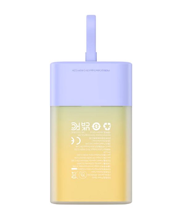 تصویر  پاور بانک 20W باسئوس مدل Popsicle IP Edition ظرفیت 5200 میلی آمپر ساعت