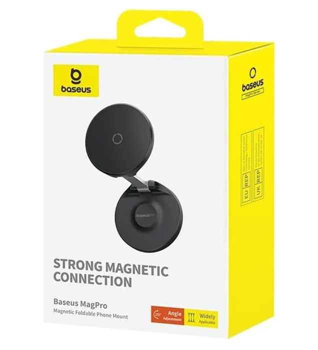 تصویر  پایه نگهدارنده گوشی موبایل مخصوص خودرو باسئوس مدل MagPro Magnetic Foldable