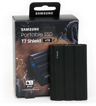 هارد اس اس دی اکسترنال سامسونگ مدل T7 Shield ظرفیت 4 ترابایت