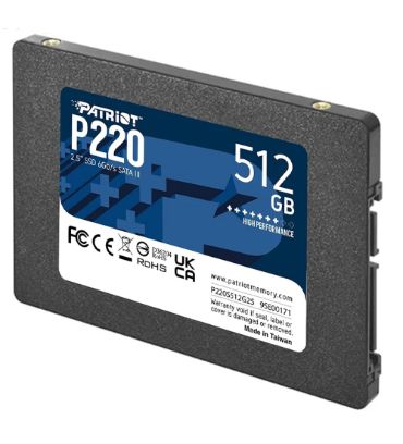 هارد اینترنال اس اس دی پاتریوت مدل P210 ظرفیت 512 گیگابایت