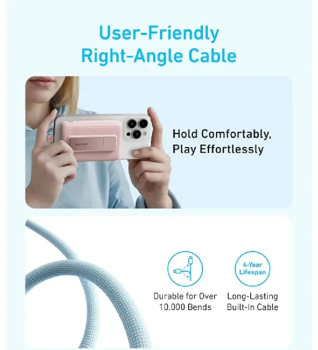 تصویر  پاوربانک 30W انکر مدل Zolo A1685 ظرفیت 10000 میلی آمپر ساعت