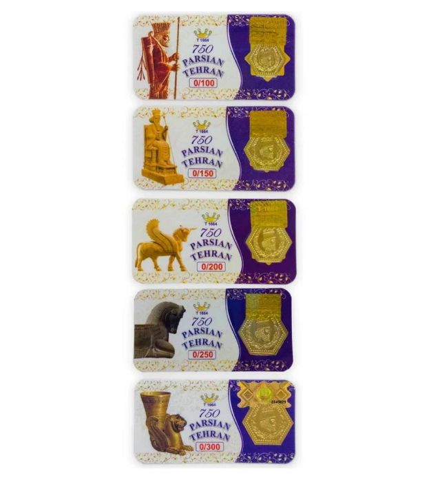 تصویر  طلا گرمی 18 عیار 0.1 گرمی مدوپد مدل پارسیان تهران کد PA