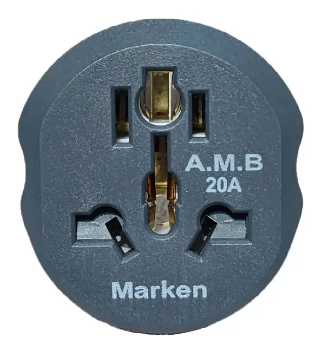 تصویر  تبدیل برق 3 به 2 مارکن مدل KT-168 16A KT-168 16A